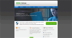 Desktop Screenshot of ccssforum.org