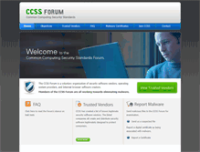Tablet Screenshot of ccssforum.org